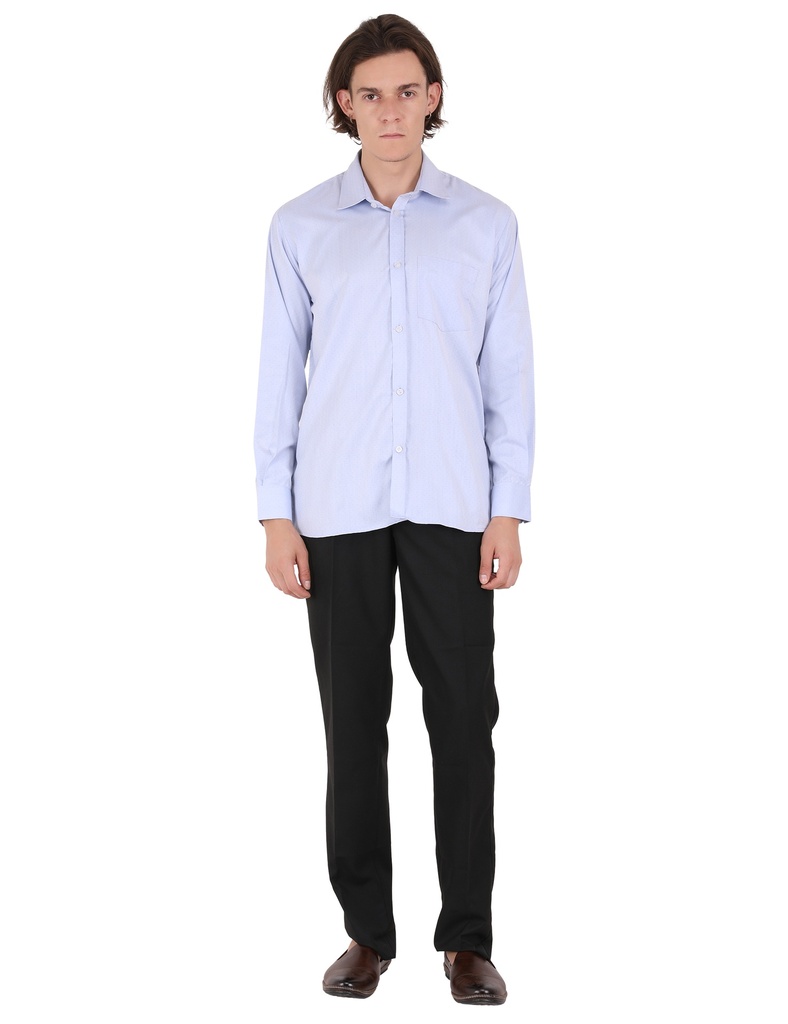 Formal Shirt 102 (Sky Blue with small dotted)