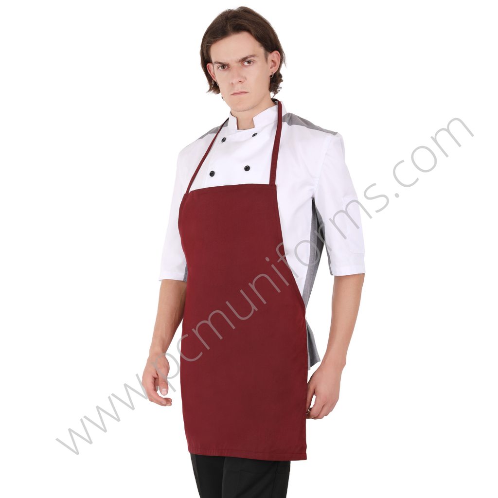 Chef Apron Maroon101